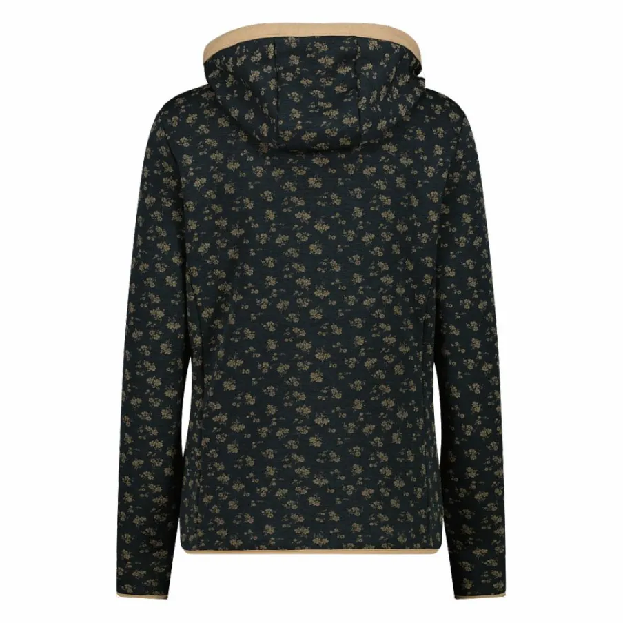 Donna CMP Pile^Giacca in pile da donna stampata con cappuccio