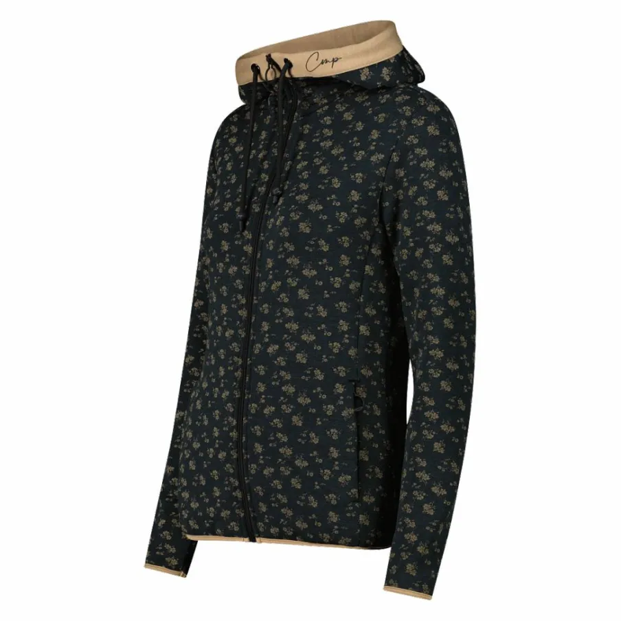 Donna CMP Pile^Giacca in pile da donna stampata con cappuccio