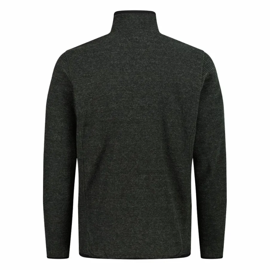 Uomo CMP Pile^Giacca in pile da uomo in knit tech melange