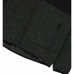 Uomo CMP Pile^Giacca in pile da uomo in knit tech melange