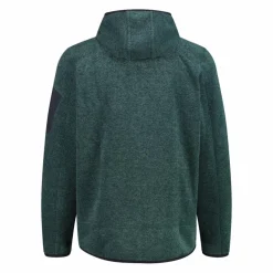 Uomo CMP Pile^Giacca in pile da uomo in knit-tech mélange con cappuccio