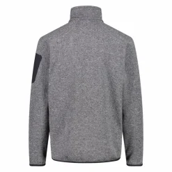 Uomo CMP Pile^Giacca in Pile da uomo in knit-tech mélange