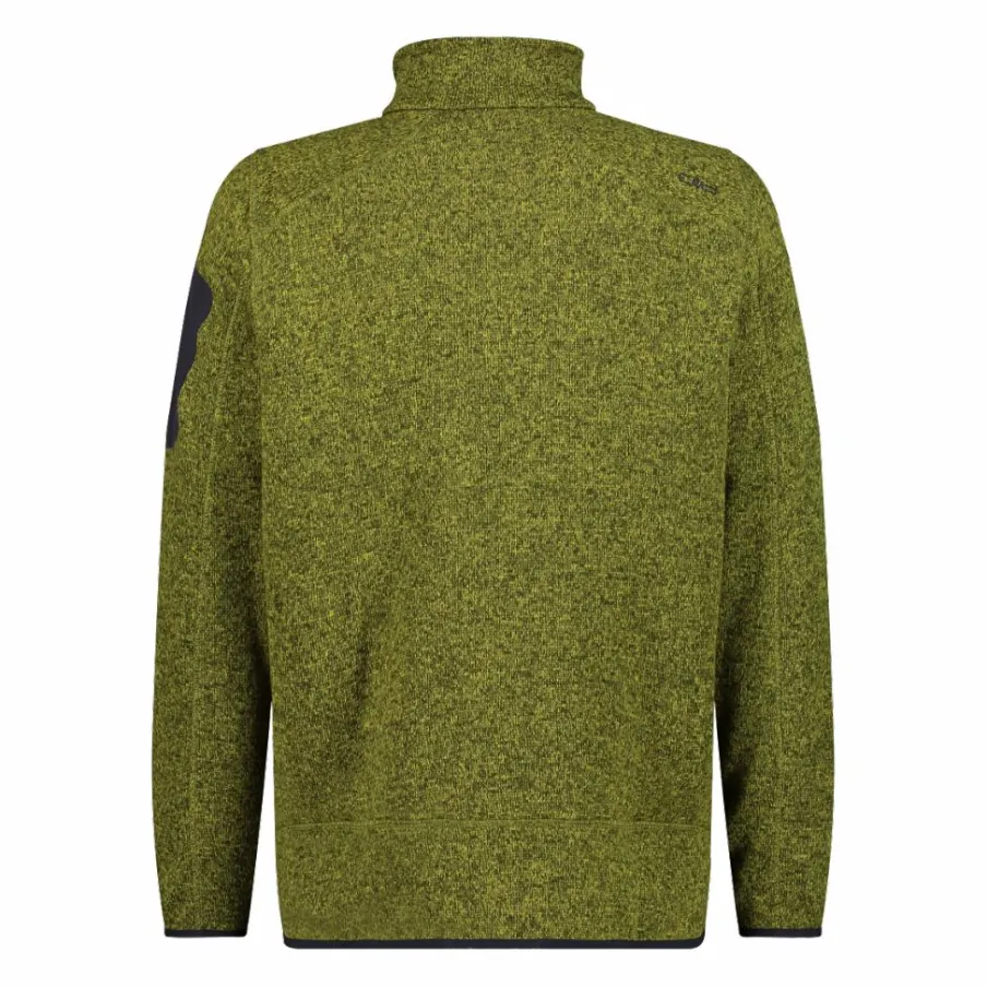 Uomo CMP Pile^Giacca in Pile da uomo in knit-tech mélange