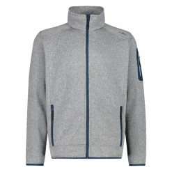 Uomo CMP Pile^Giacca in Pile da uomo in knit-tech mélange