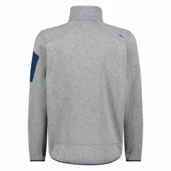 Uomo CMP Pile^Giacca in Pile da uomo in knit-tech mélange
