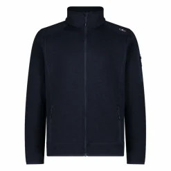 Uomo CMP Pile^Giacca in Pile da uomo in knit-tech mélange