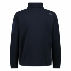 Uomo CMP Pile^Giacca in Pile da uomo in knit-tech mélange