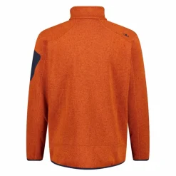 Uomo CMP Pile^Giacca in Pile da uomo in knit-tech mélange