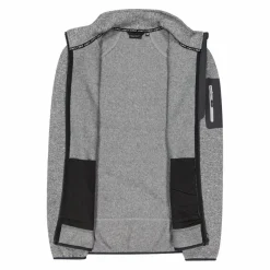 Uomo CMP Pile^Giacca in Pile da uomo in knit-tech mélange