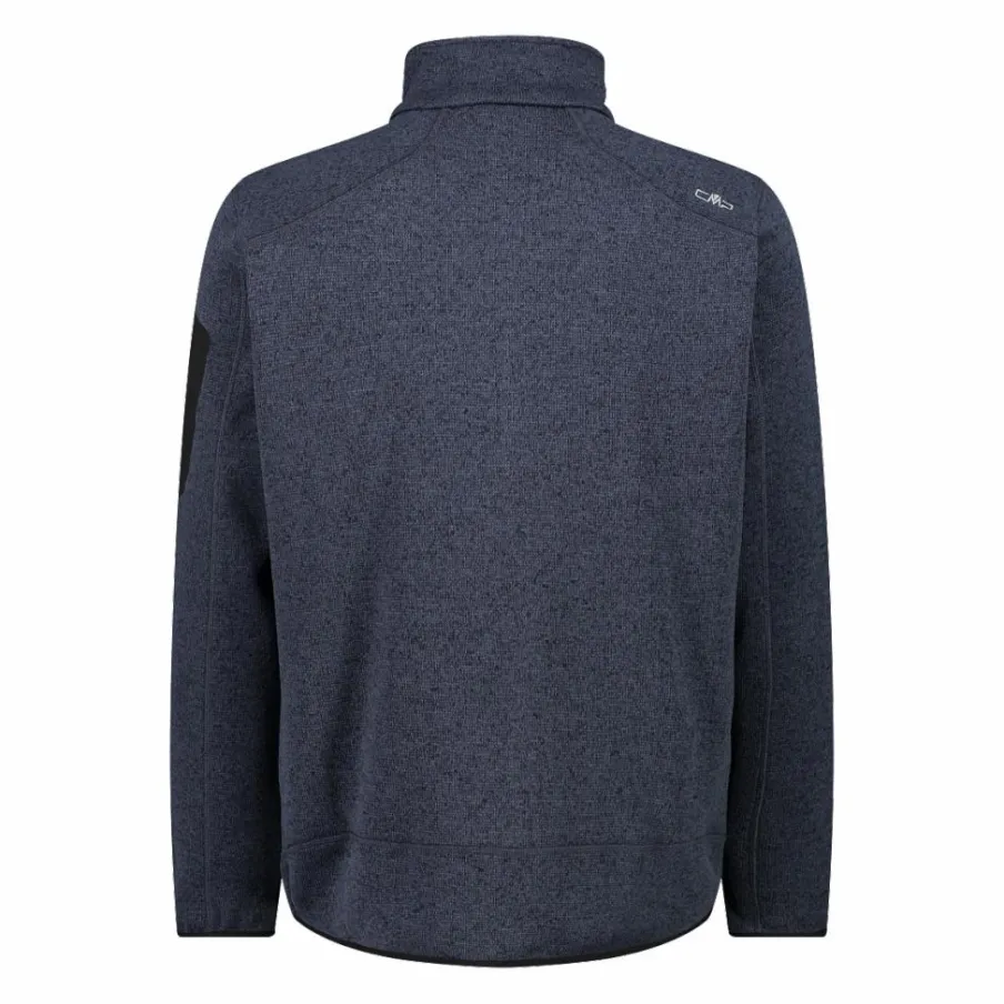 Uomo CMP Pile^Giacca in Pile da uomo in knit-tech mélange