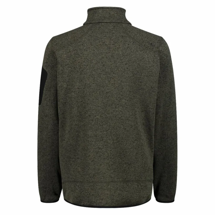 Uomo CMP Pile^Giacca in Pile da uomo in knit-tech mélange