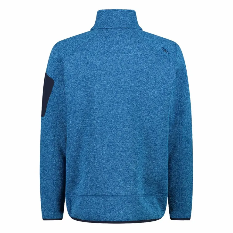 Uomo CMP Pile^Giacca in Pile da uomo in knit-tech mélange