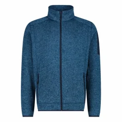 Uomo CMP Pile^Giacca in Pile da uomo in knit-tech mélange