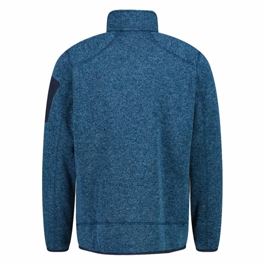 Uomo CMP Pile^Giacca in Pile da uomo in knit-tech mélange