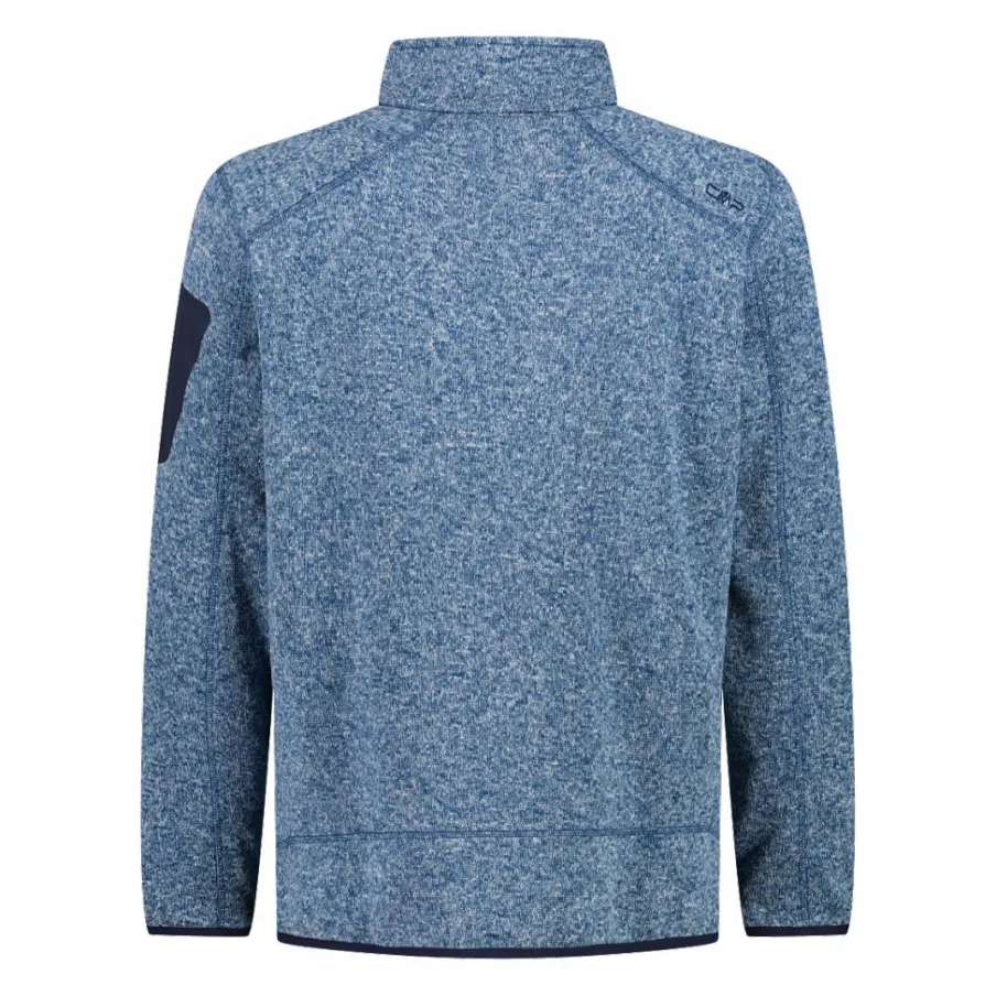 Uomo CMP Pile^Giacca in Pile da uomo in knit-tech mélange