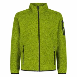 Uomo CMP Pile^Giacca in Pile da uomo in knit-tech mélange