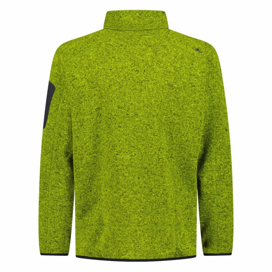 Uomo CMP Pile^Giacca in Pile da uomo in knit-tech mélange