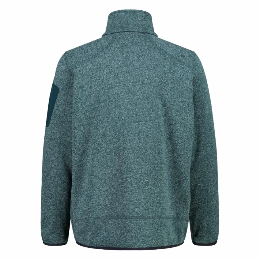 Uomo CMP Pile^Giacca in Pile da uomo in knit-tech mélange