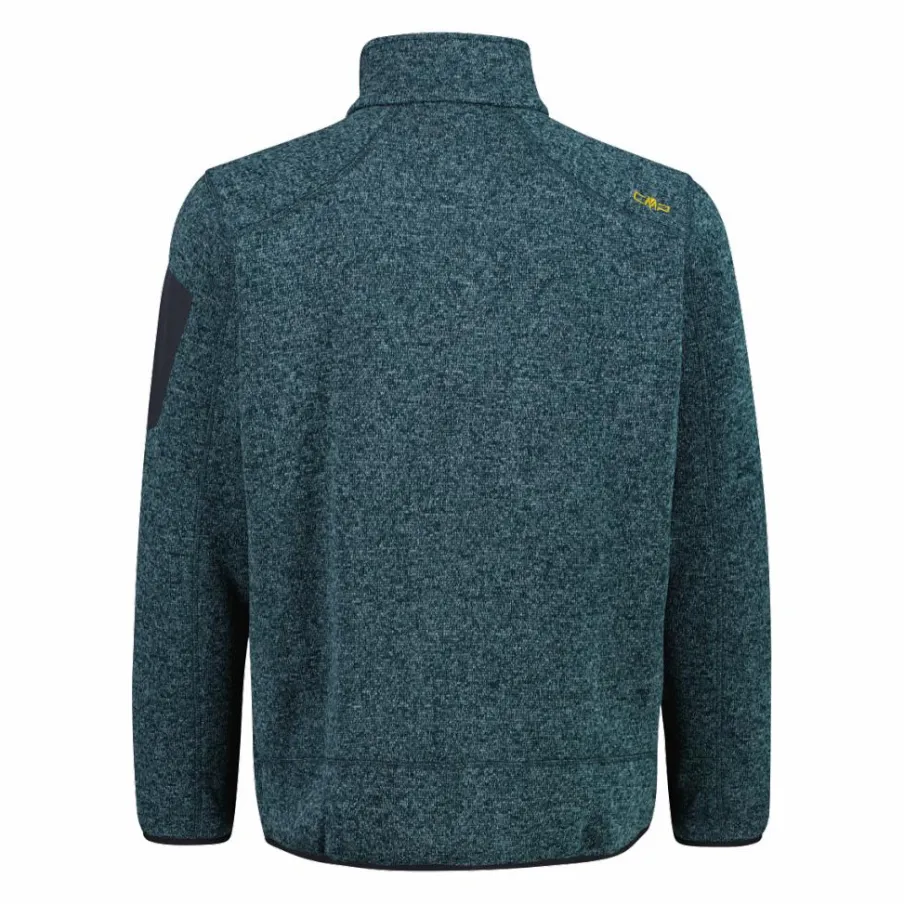 Uomo CMP Pile^Giacca in Pile da uomo in knit-tech mélange