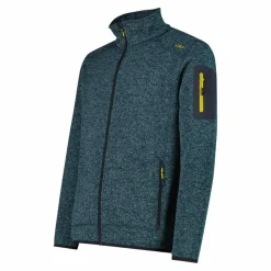Uomo CMP Pile^Giacca in Pile da uomo in knit-tech mélange
