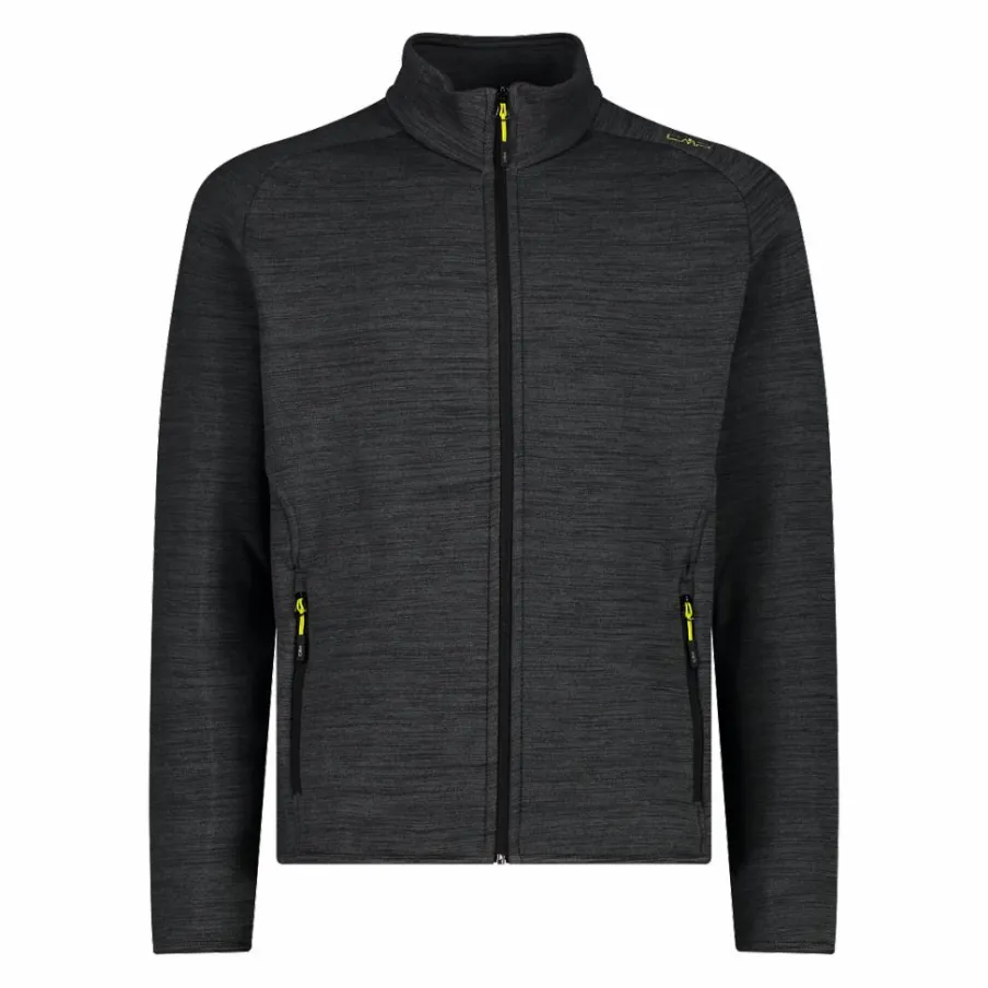 Uomo CMP Pile^Giacca in pile da uomo Stretch Performance melange