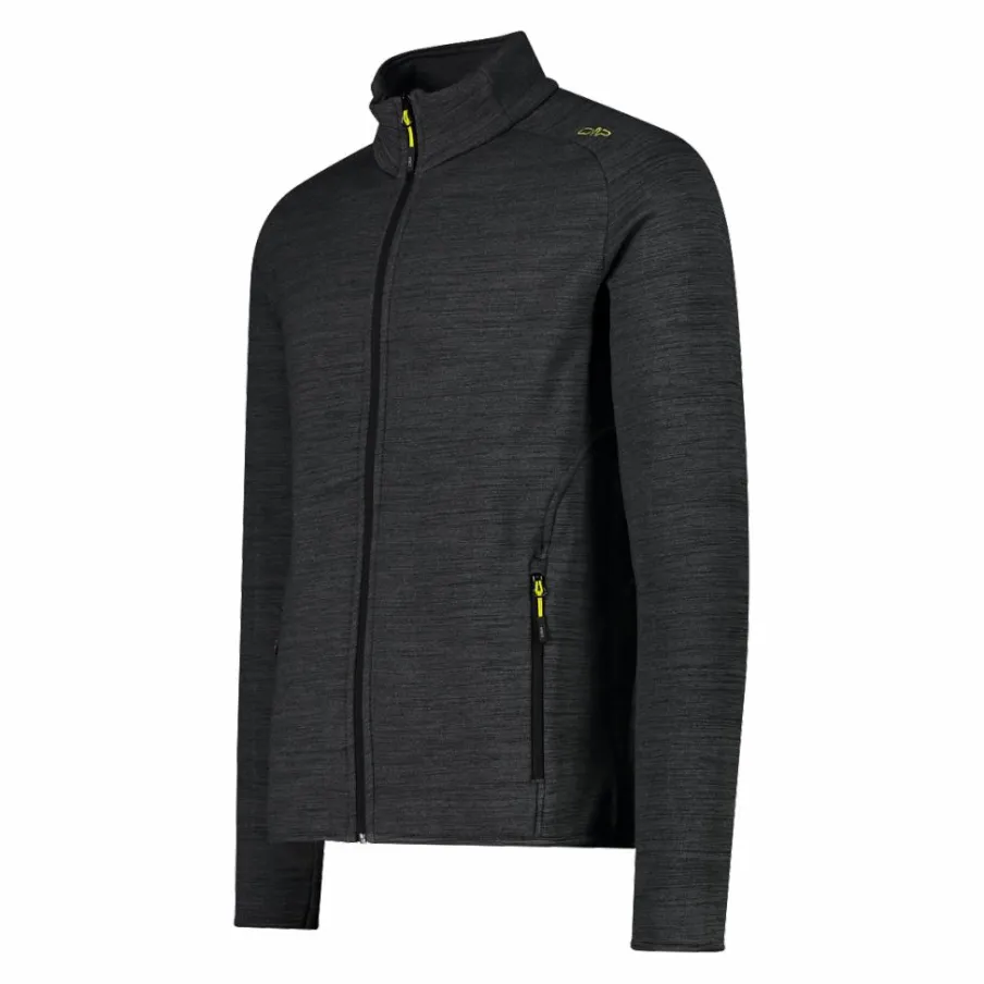 Uomo CMP Pile^Giacca in pile da uomo Stretch Performance melange