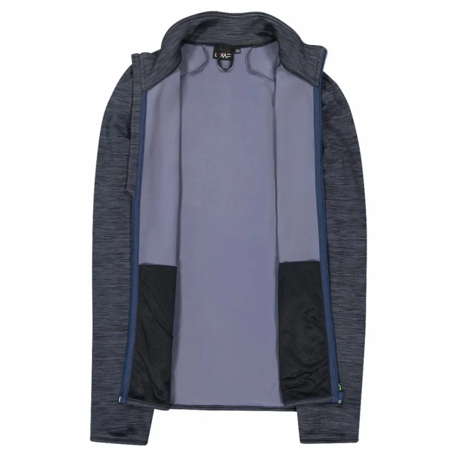 Uomo CMP Pile^Giacca in pile da uomo Stretch Performance melange