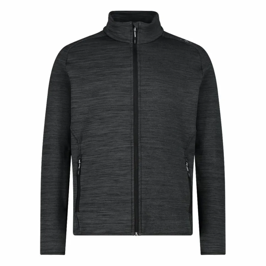 Uomo CMP Pile^Giacca in pile da uomo Stretch Performance melange