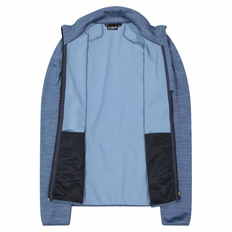 Uomo CMP Pile^Giacca in pile da uomo Stretch Performance melange