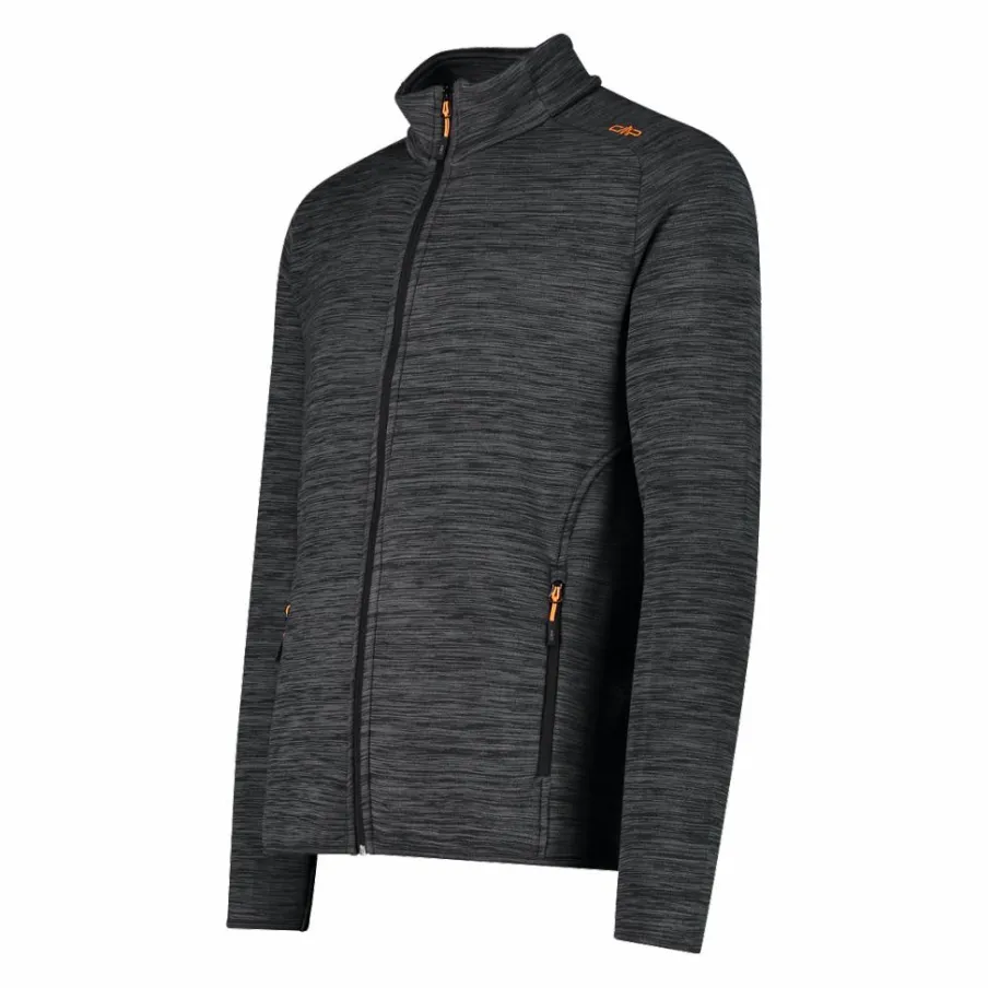 Uomo CMP Pile^Giacca in pile da uomo Stretch Performance melange