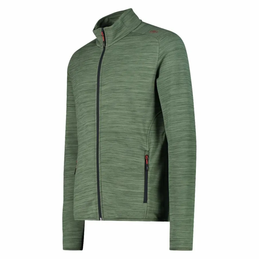 Uomo CMP Pile^Giacca in pile da uomo Stretch Performance melange