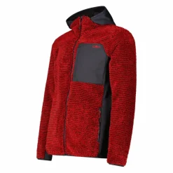 Uomo CMP Pile^Giacca in pile Highloft da uomo con cappuccio Unlimitech