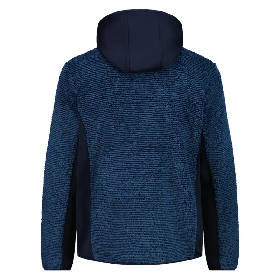 Uomo CMP Pile^Giacca in pile Highloft da uomo con cappuccio Unlimitech