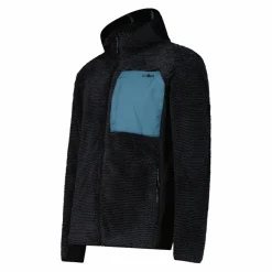 Uomo CMP Pile^Giacca in pile Highloft da uomo con cappuccio Unlimitech