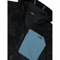 Uomo CMP Pile^Giacca in pile Highloft da uomo con cappuccio Unlimitech