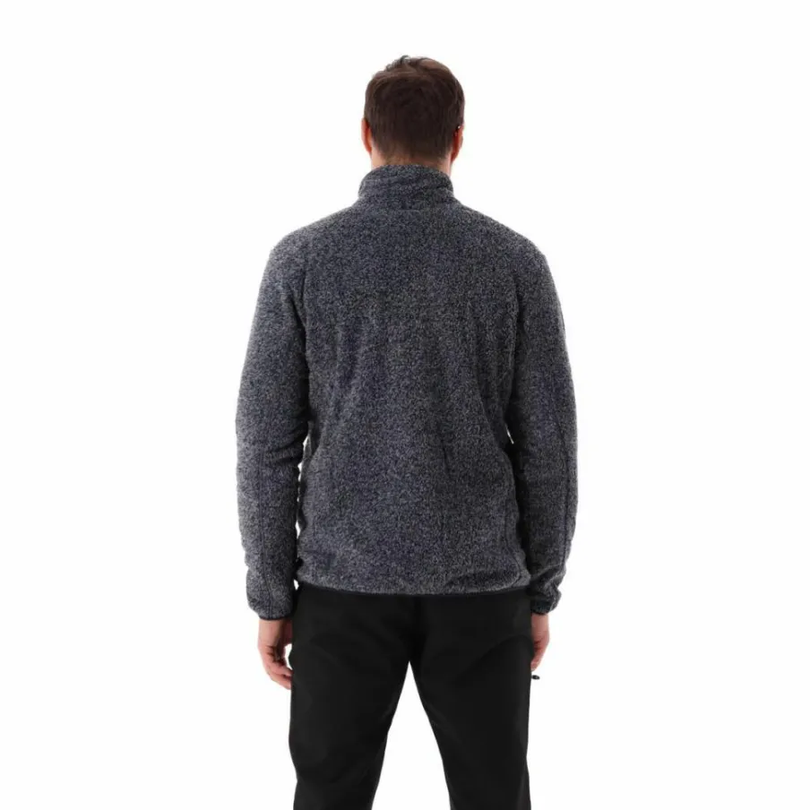 Uomo CMP Pile^Giacca in pile HighLoft da uomo con tasca termoapplicata melange