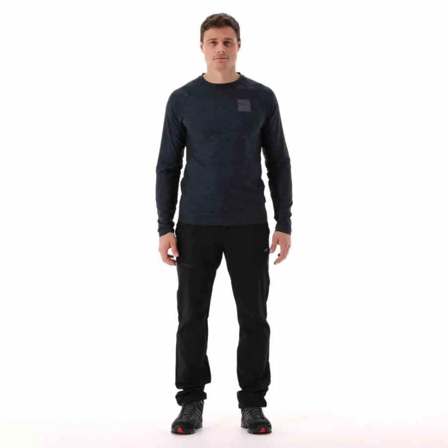 Uomo CMP Pile^Giacca in pile HighLoft da uomo con tasca termoapplicata melange