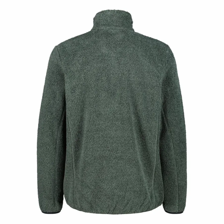 Uomo CMP Pile^Giacca in pile HighLoft da uomo con tasca termoapplicata melange