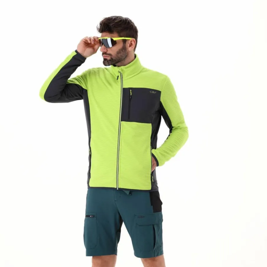 Uomo CMP Pile^Giacca in pile Stretch Performance da Uomo