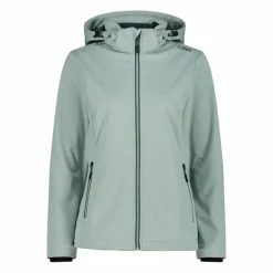 Donna CMP Giacche Trekking|Giacche Softshell^Giacca in softshell da donna con cappuccio staccabile