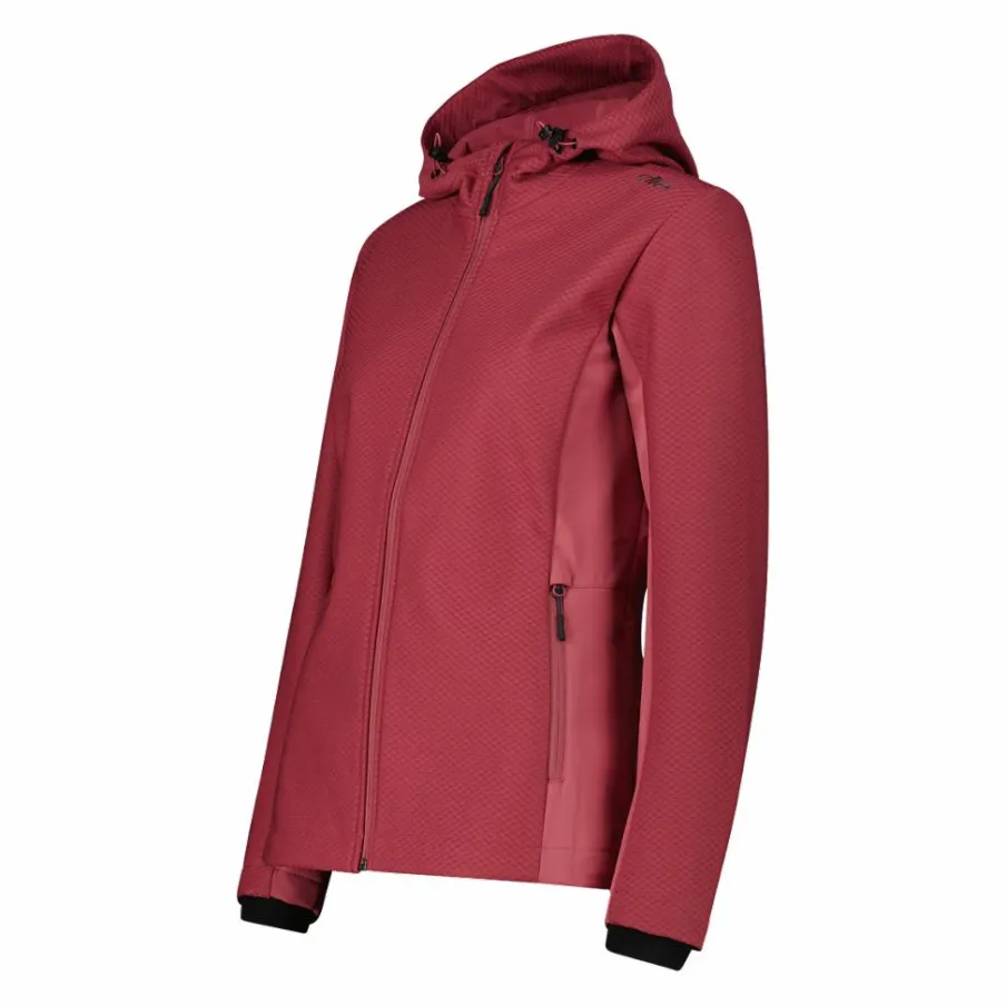 Donna CMP Giacche Trekking|Giacche Softshell^Giacca in softshell da donna con cappuccio a nido d'ape