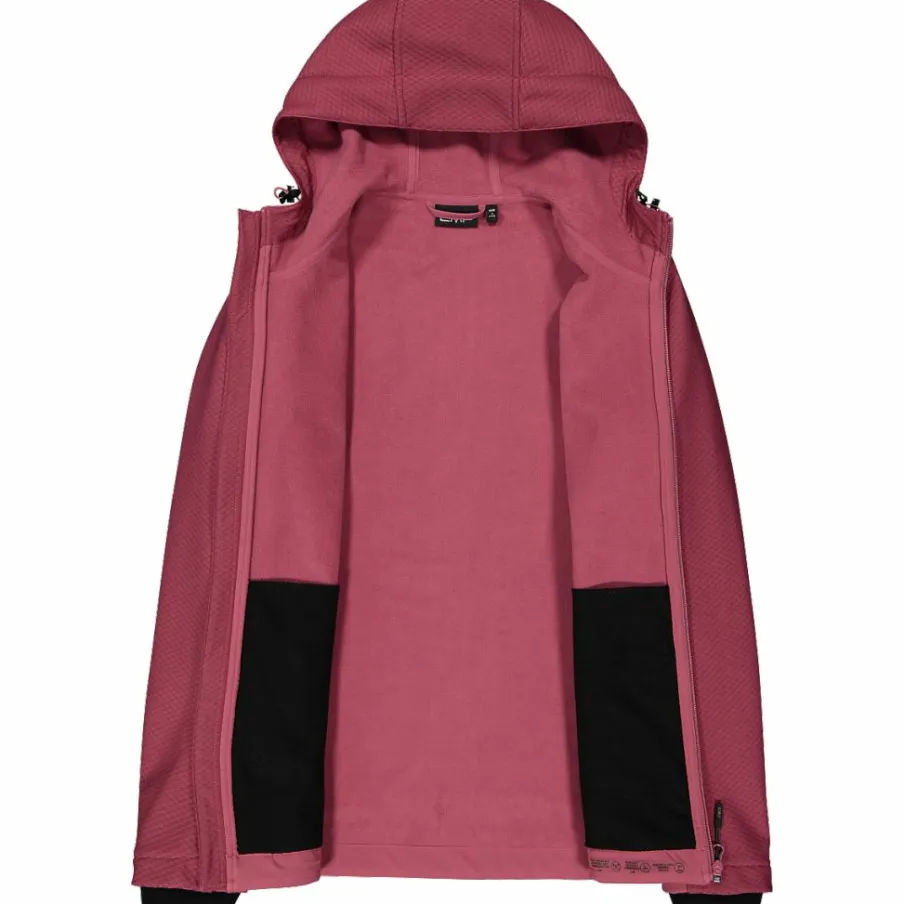 Donna CMP Giacche Trekking|Giacche Softshell^Giacca in softshell da donna con cappuccio a nido d'ape