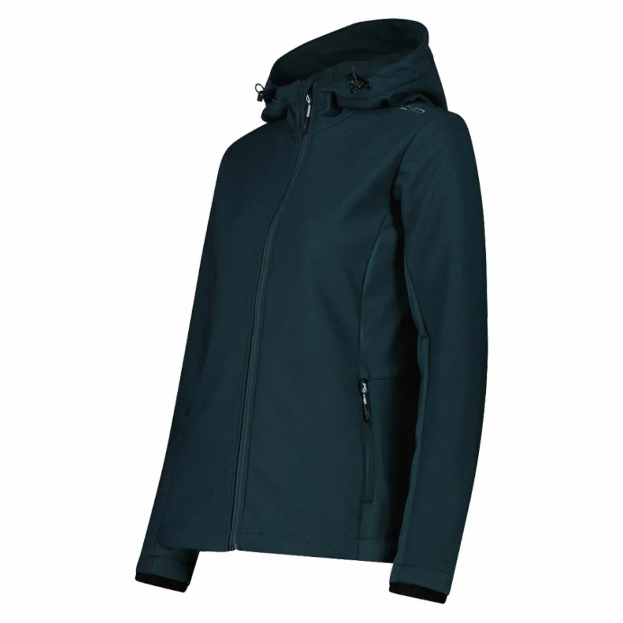Donna CMP Giacche Trekking|Giacche Softshell^Giacca in softshell da donna con cappuccio a nido d'ape