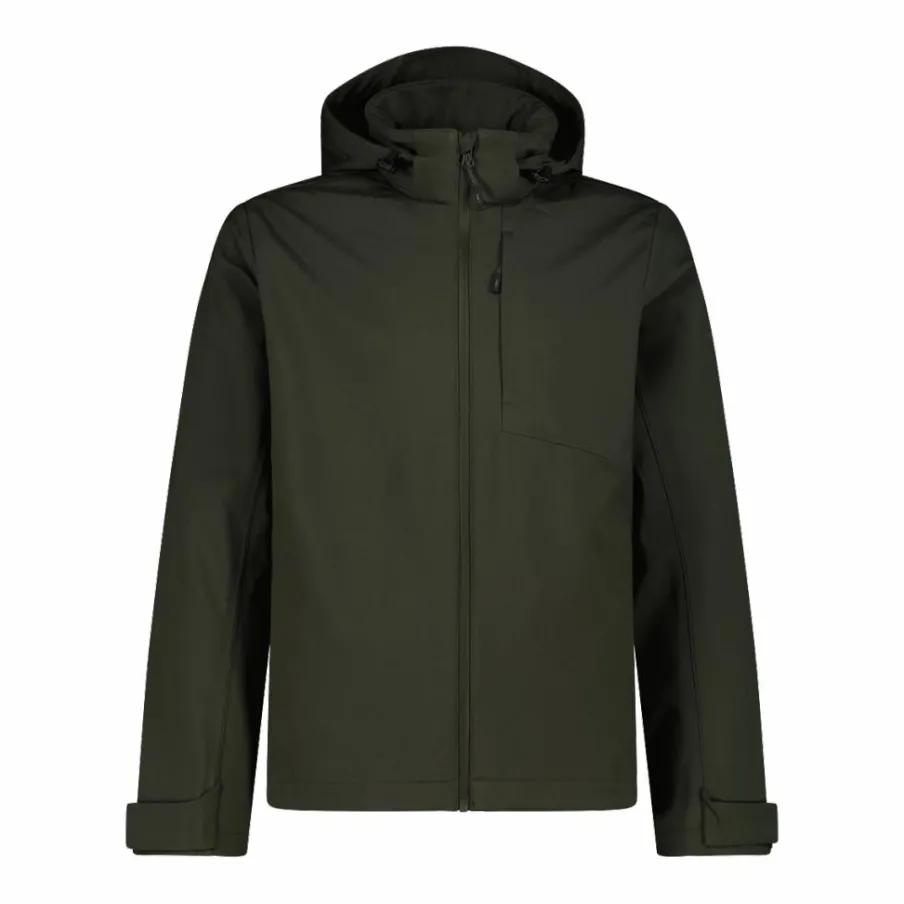 Uomo CMP Giacche Trekking|Giacche Softshell^Giacca in softshell da uomo con cappuccio