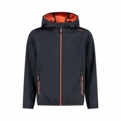 CMP Giacche E Piumini^Giacca in softshell leggero da bambina con cappuccio fisso