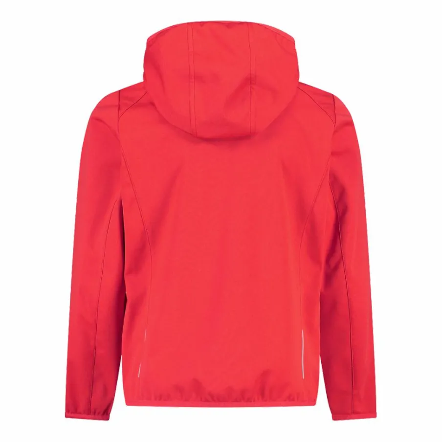 CMP Giacche E Piumini^Giacca in softshell leggero da bambina con cappuccio fisso