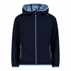 CMP Giacche E Piumini^Giacca in softshell leggero da bambina con cappuccio fisso