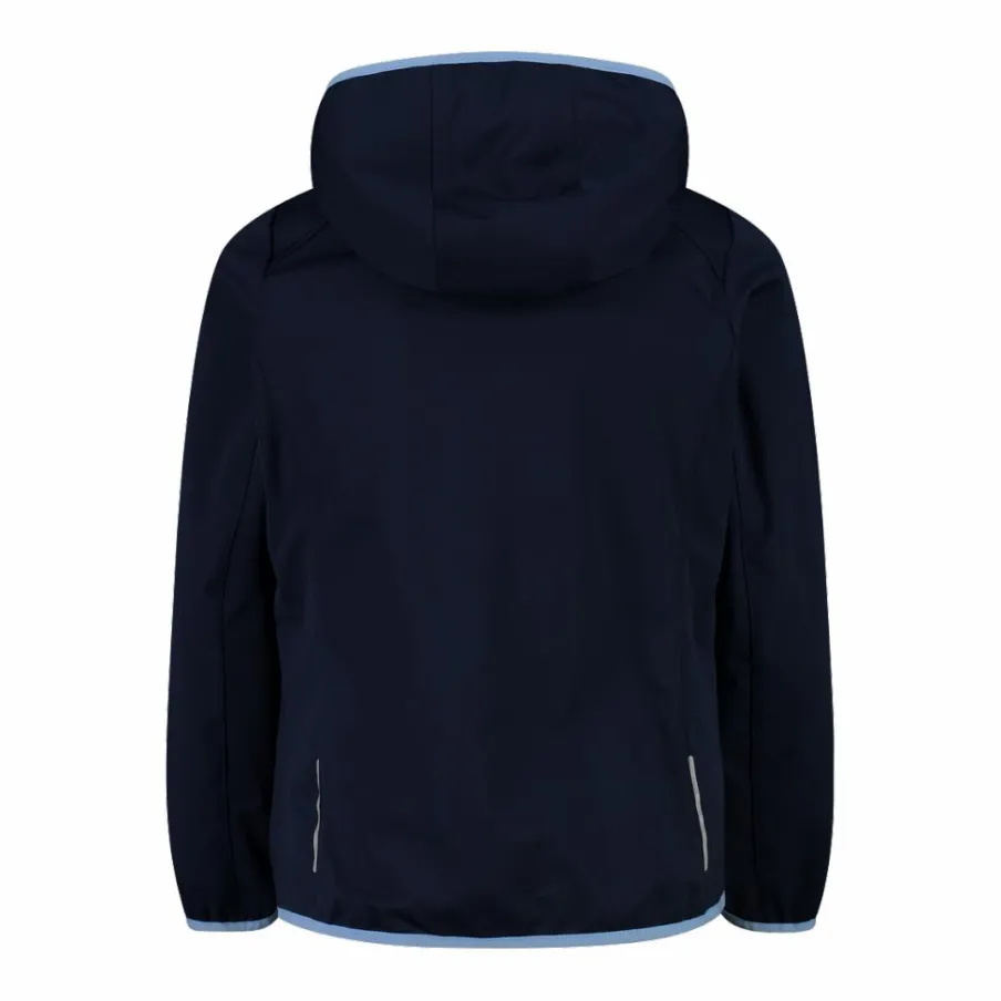 CMP Giacche E Piumini^Giacca in softshell leggero da bambina con cappuccio fisso