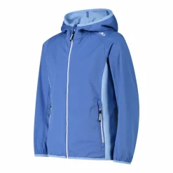 CMP Giacche E Piumini^Giacca in softshell leggero da bambina con cappuccio fisso