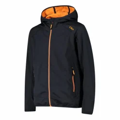 Bambino CMP Giacche E Piumini^Giacca in softshell leggero da bambino con cappuccio fisso